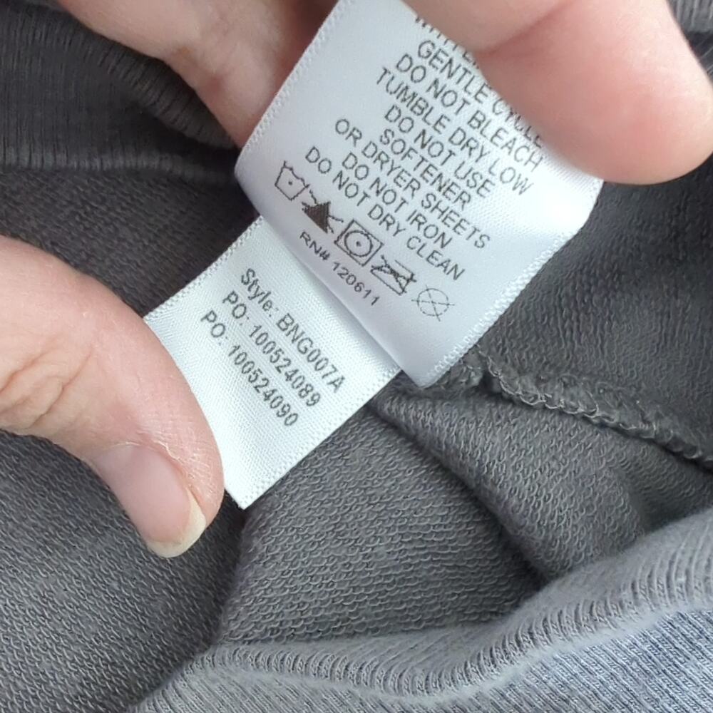 Basin and Range Uptown Crew Pullover Women's XL Modal USA Terry Slub Sweatshirt - Picture 5 of 7